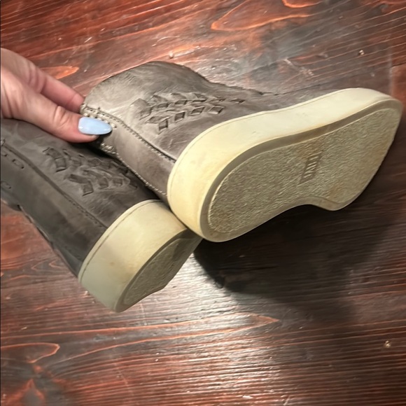 FRYE Leather High-Top Sneakers - Picture 3 of 5